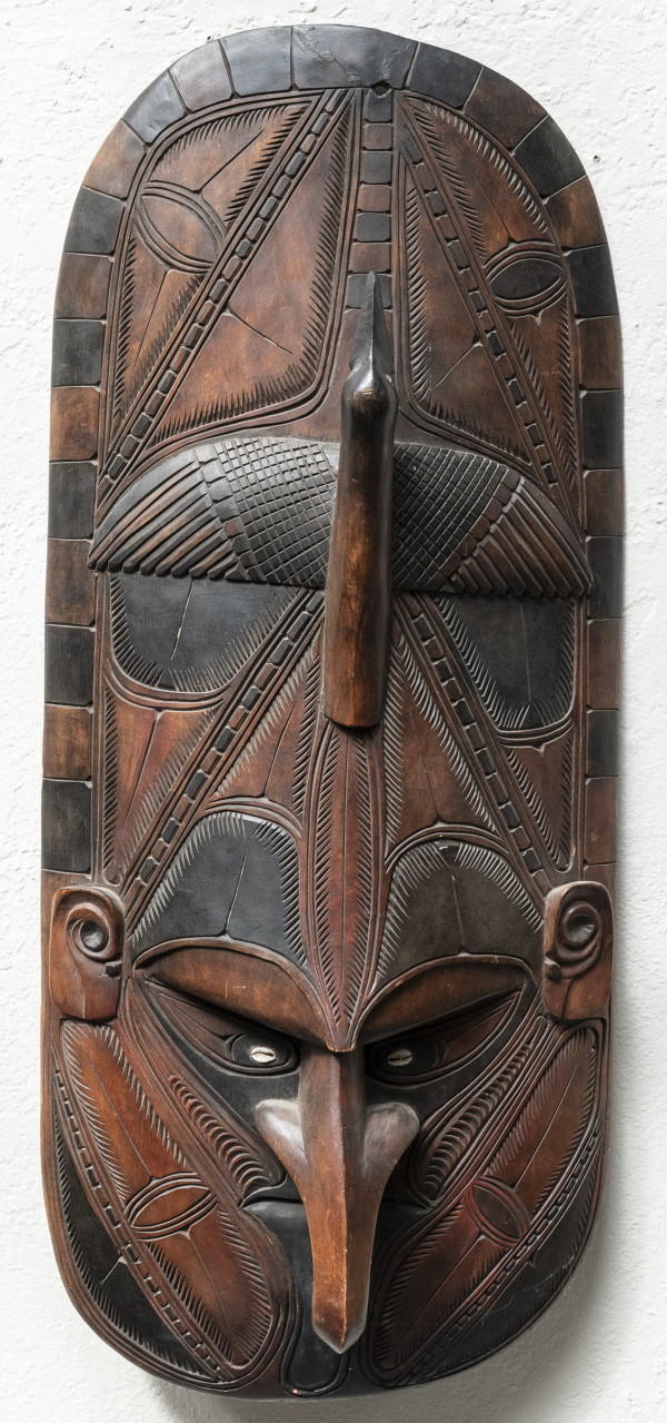 Tribal Talisman Mask, Sepik River New Guinea by Unidentified Artist