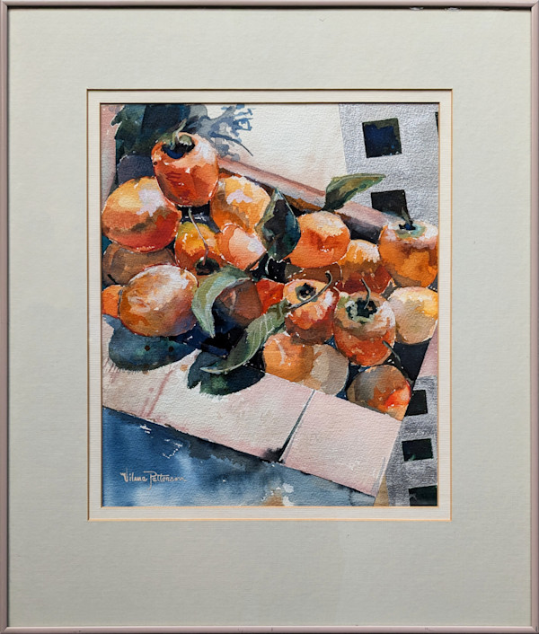 Persimmons by Vilma Patterson