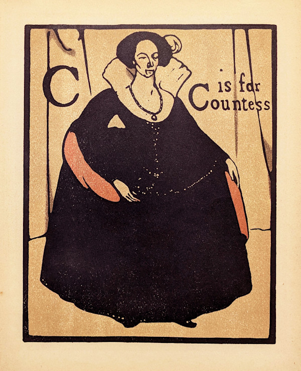 C is for Countess  (from An Aphabet) by William Nicholson