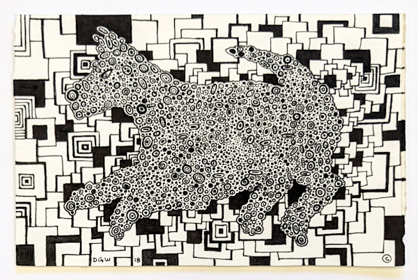 Puppy Dog (postcard #562) by Daniel Watson
