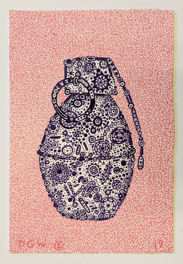 Effeminate Granade (postcard #586) by Daniel Watson
