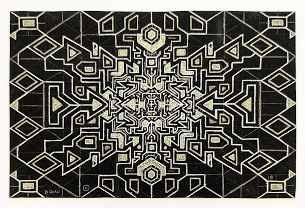 Wimbedon Abstract (postcard #542) by Daniel Watson