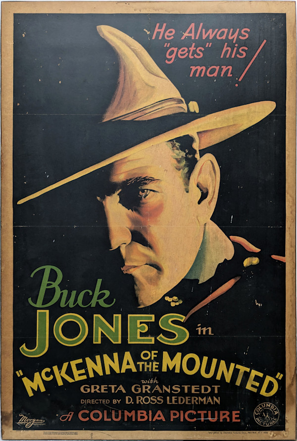 McKenna of the Mounted (Theatrical release poster mounted on board)