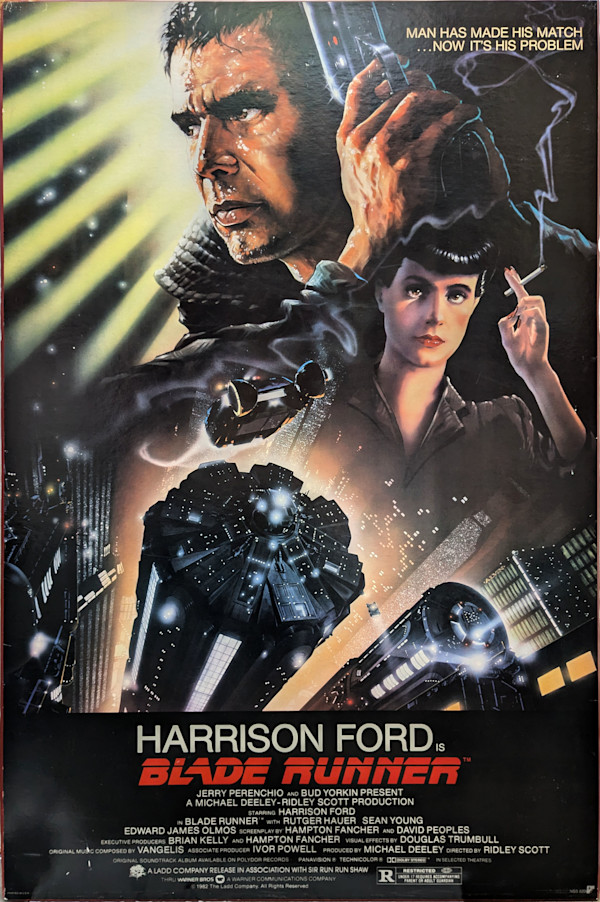 Blade Runner (Theatrical release poster mounted on board) by John Henry Alvin