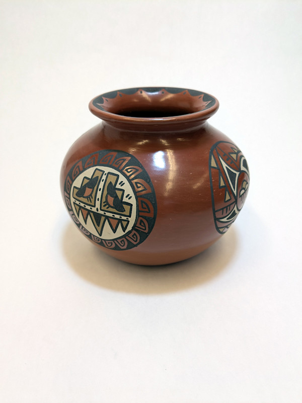 Untitled, (Pojoaque style jar) by Minnie Vigil