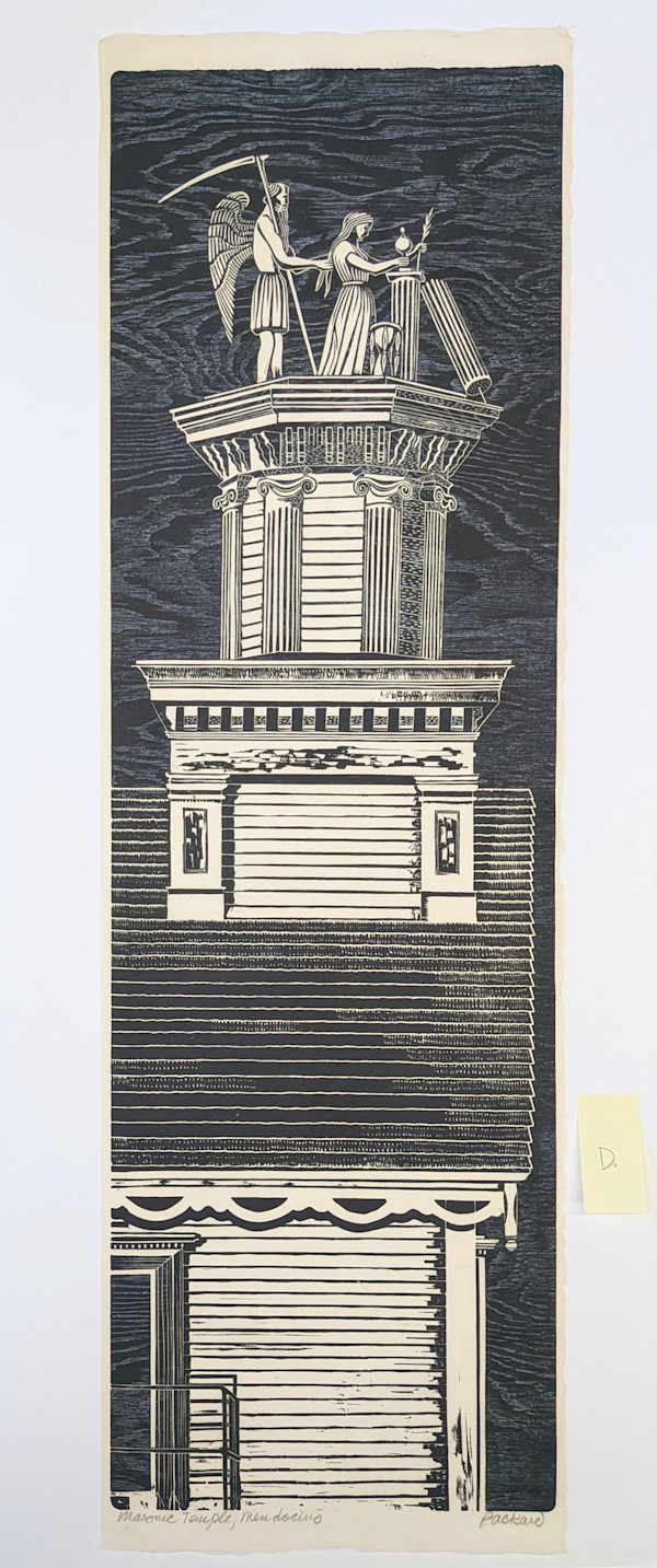 Masonic Hall (unmatted print D) by Emmy Lou Packard