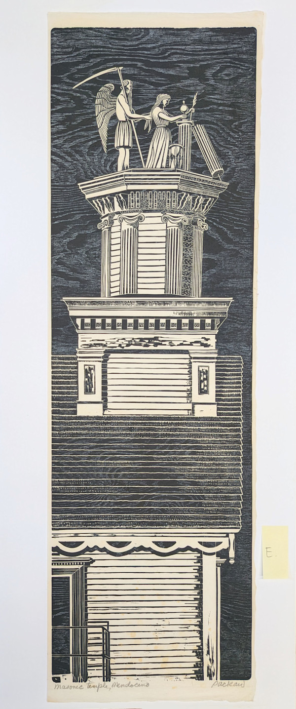 Masonic Hall (unmatted print E) by Emmy Lou Packard