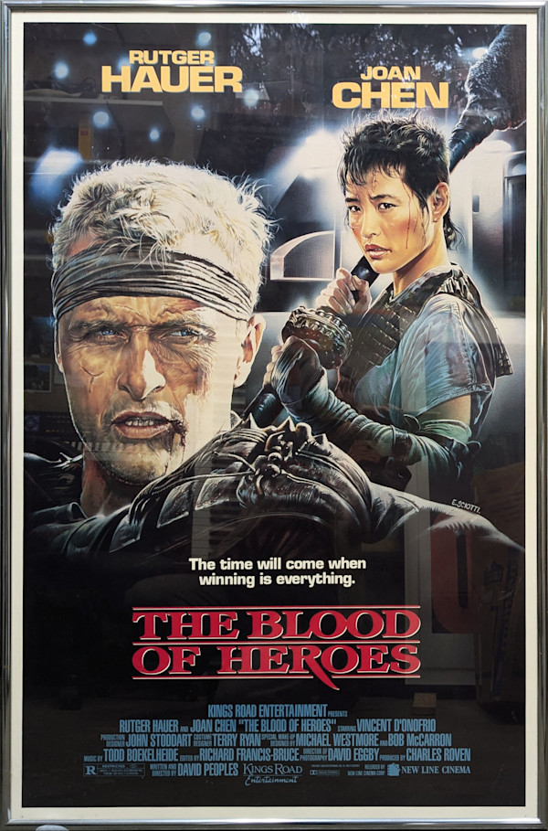 The Blood of Heros (Theatrical release poster) by Enzo Sciotti