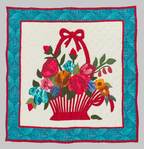 Summer Flower Basket Quilt by Phyllis Dale