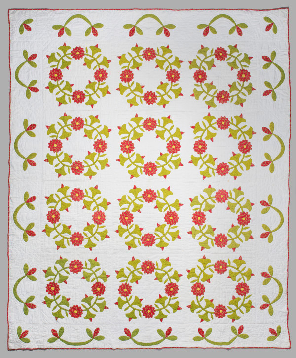 Rose of Sharon Quilt by Unknown Artist