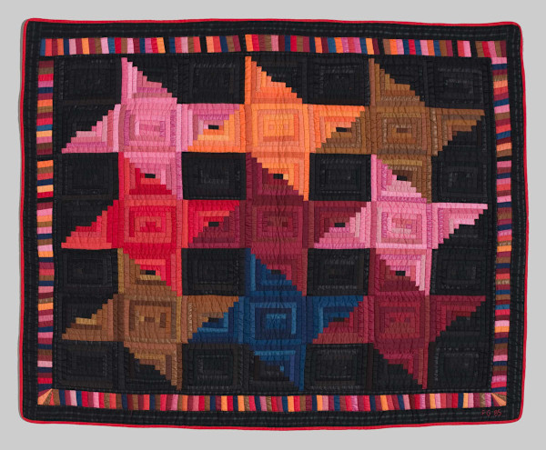 Log Cabin Quilt by Flavin Glover