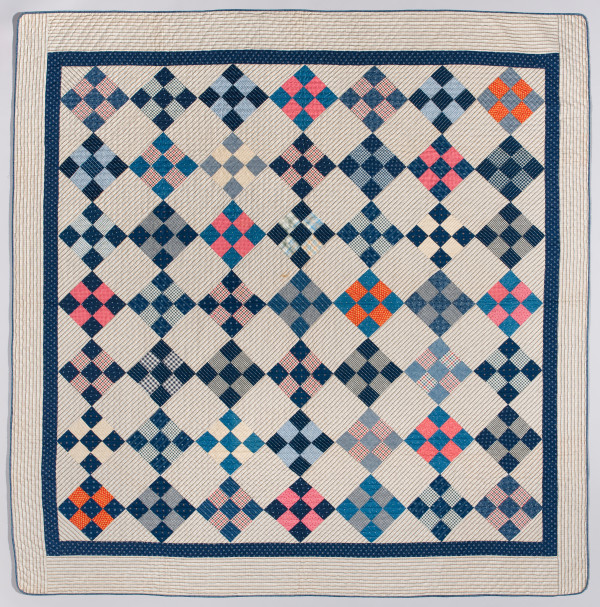 Nine Patch Quilt by Unknown Artist