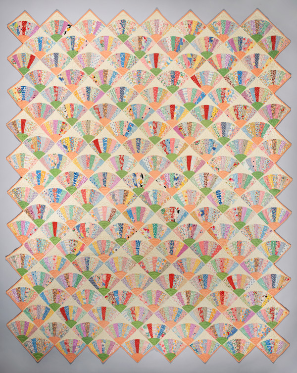 Grandmother’s Fan Quilt by Unknown Artist