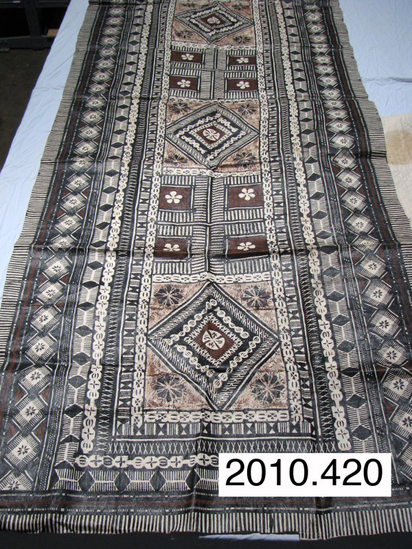 Tapa Bark Cloth by Unknown Artist