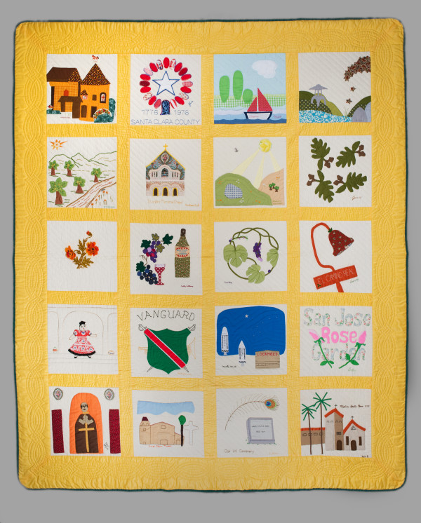 Santa Clara County Centennial Quilt by Rosemary Eichorn