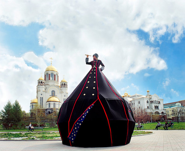 Ms. Yekaterinburg: Camera Obscura Dress Tent by Robin Lasser and Adrienne Pao