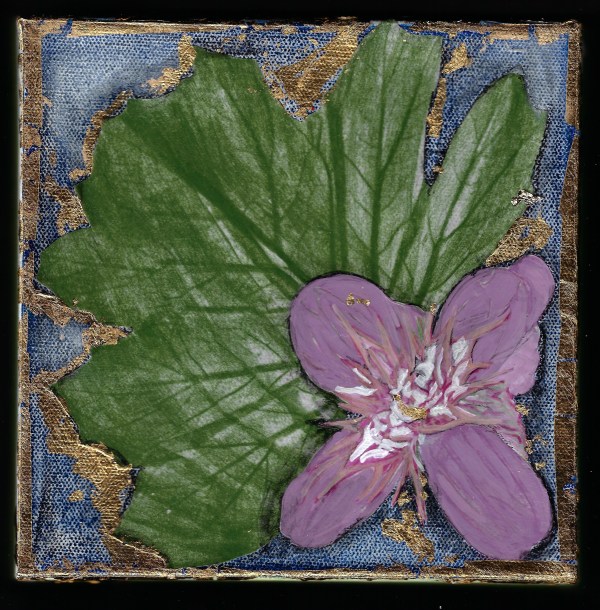 Acanthus on Indigo * by Alexandra Anderson Bower