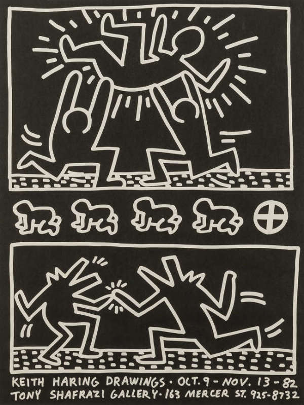 Tony Shafrazi Drawings by Keith Haring