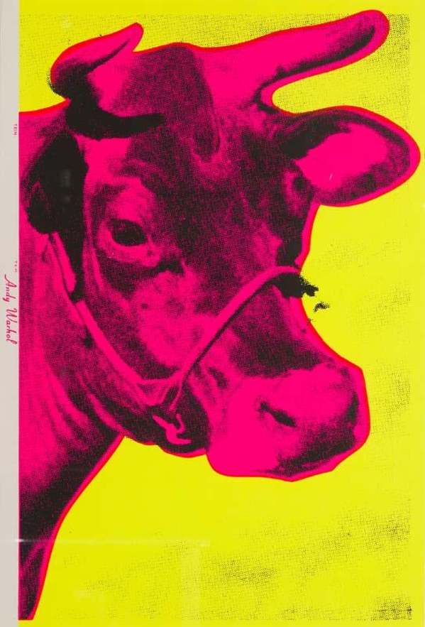 Cow Wallpaper by Andy Warhol