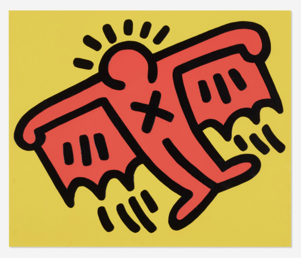 Icons - Flying Devil by Keith Haring