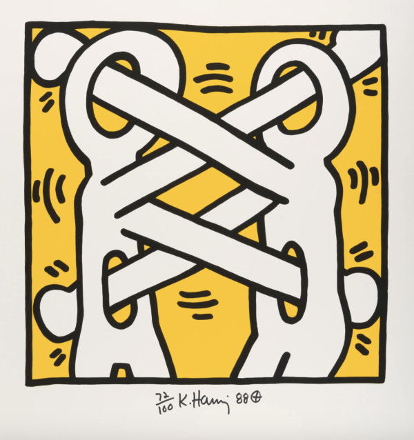 Art Attack on Aids by Keith Haring