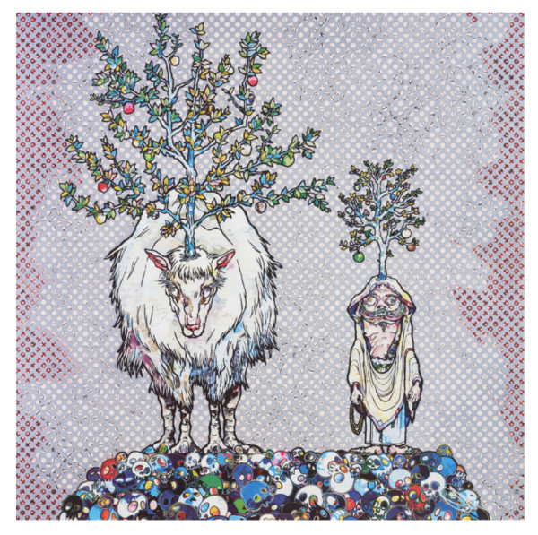 Deer God of the Forest and Arhat by Takashi Murakami