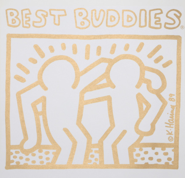 Best Buddies Portfolio Coversheet by Keith Haring