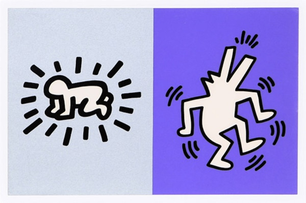 Memorial Tribute Invitation by Keith Haring