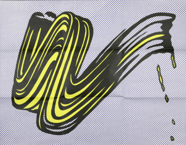 Brush Stroke by Roy Lichtenstein