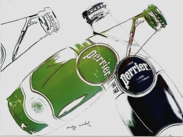 Perrier Poster by Andy Warhol