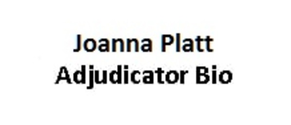 Joanna Platt - Adjudicator Bio