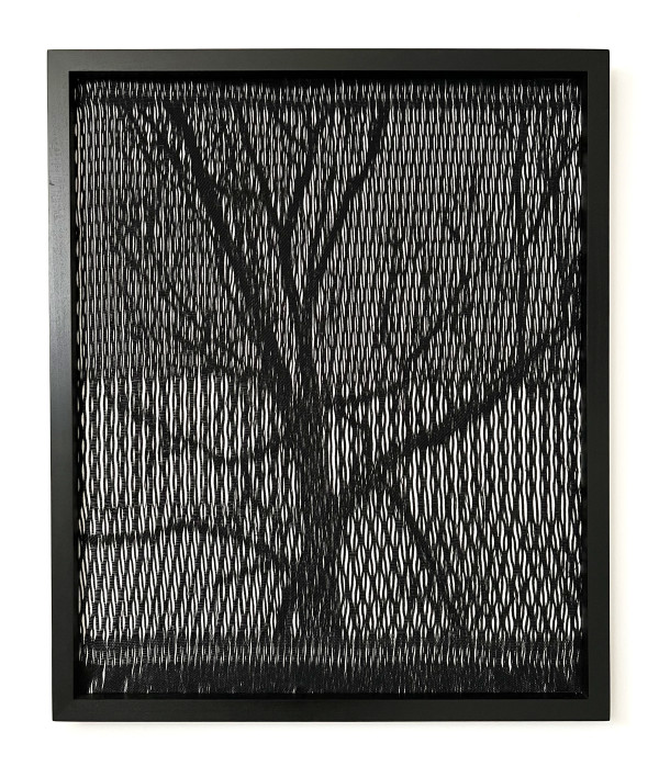 Memories of Future Fires, Charcoal Study: Arterial by Tali Weinberg