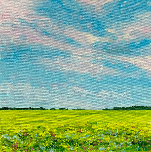 Blue Sky Bubbles by Celeste Dumonceaux Delahey