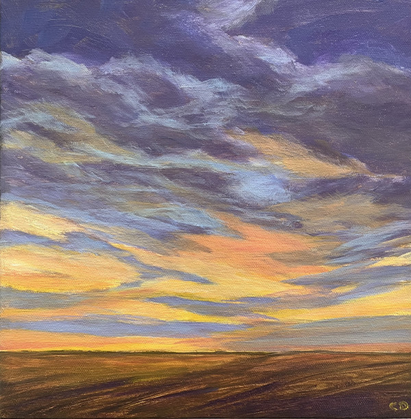 Orange Float by Celeste Dumonceaux Delahey