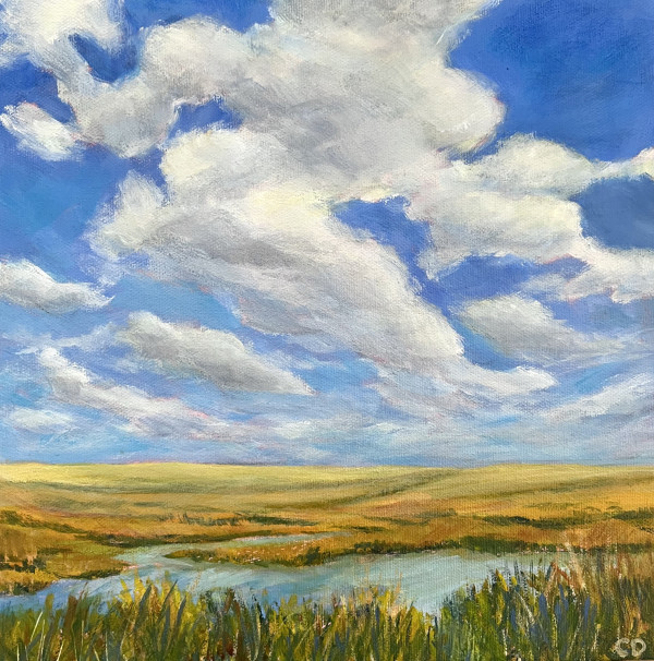 Billow and Blue by Celeste Dumonceaux Delahey