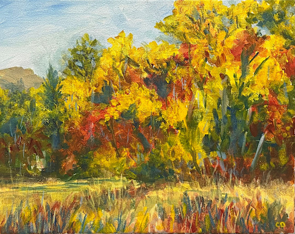 Autumn Sings by Celeste Dumonceaux Delahey