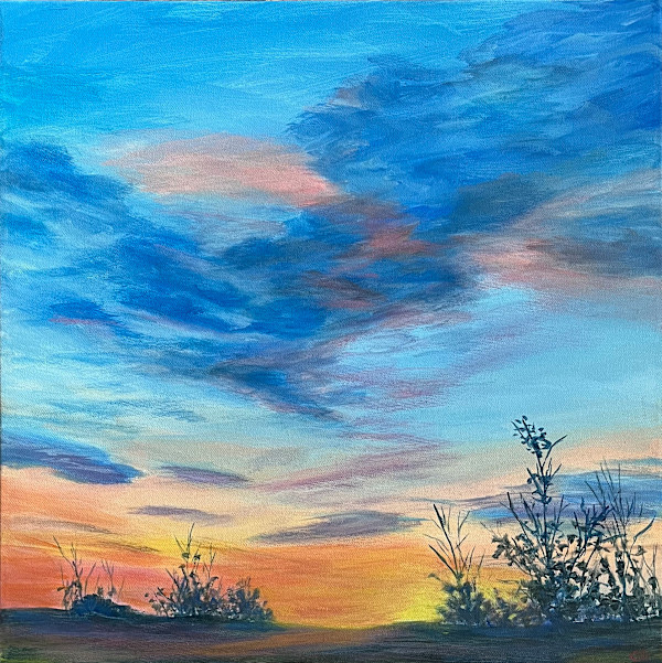 Splendour in The Setting Sun by Celeste Dumonceaux Delahey