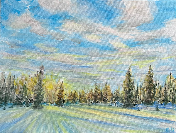 Winter Shines by Celeste Dumonceaux Delahey