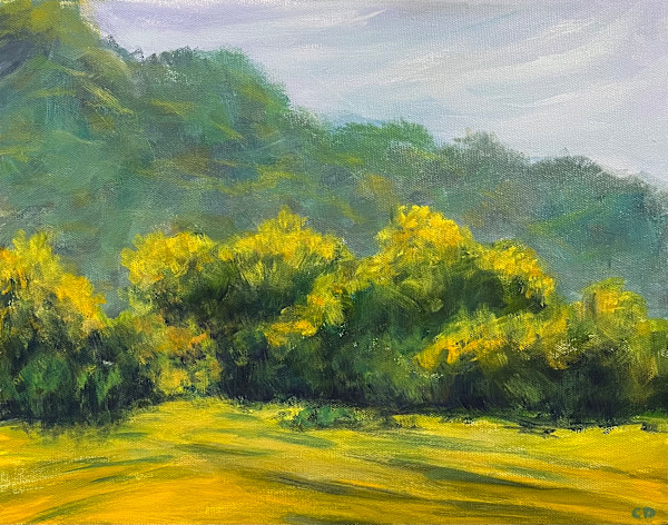 Blue + Yellow = Green by Celeste Dumonceaux Delahey, Image 1.