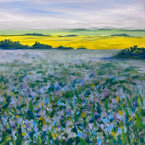 Whispering Flax by Celeste Dumonceaux Delahey