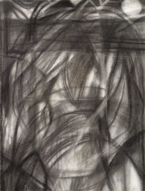 Charcoal Abstract, Landscape 01