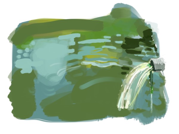 Digital Painting - Pond