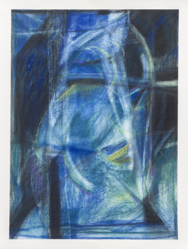 Pastel And Charcoal Abstract 01 by Carolin Winkler