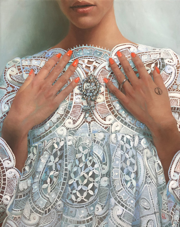 Diamond Brooch by shana levenson