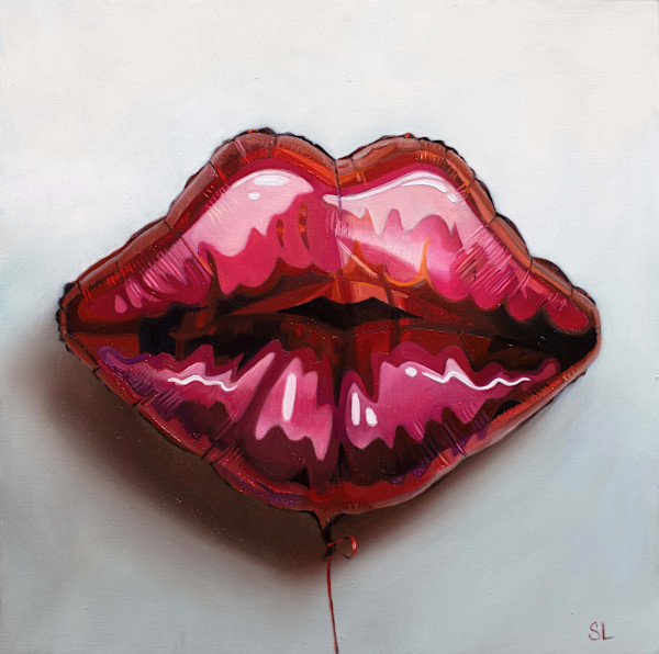 Red Lips Balloon by shana levenson, Image 1.