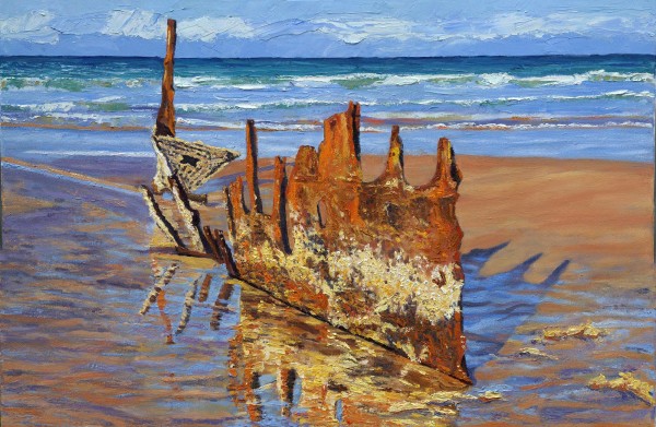 SS Dicky - Beached Remains  by Gayle Reichelt
