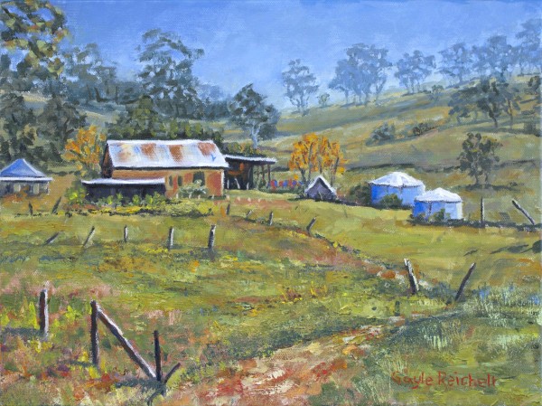 Australian Homestead. by Gayle Reichelt
