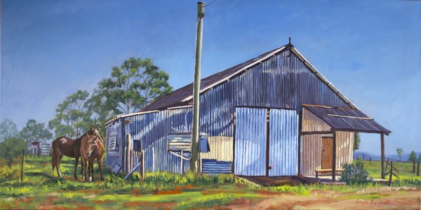 Queensland Farm Life 1 - Framed Limited Edition Print by Gayle Reichelt