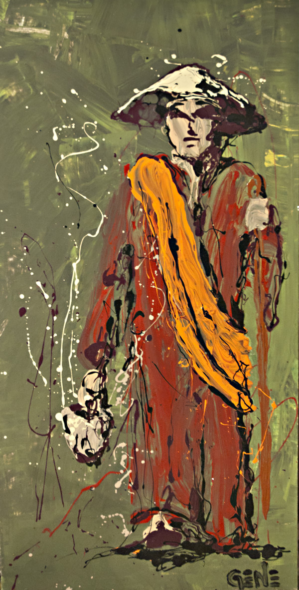 Standing Monk by GENE