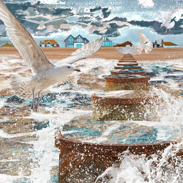 Seascape 83 | The Aviators by Claire Gill Fine Art